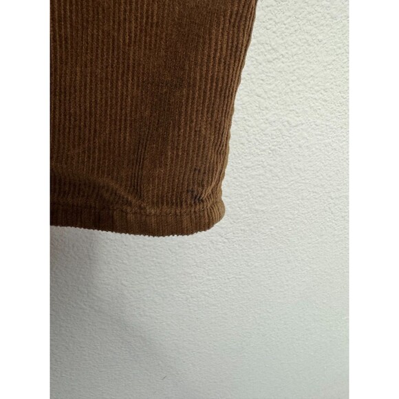 H&M Boys 6X Pants Brown  Slim Fit Corduroy Cotton Elastic Waist - Picture 4 of 12